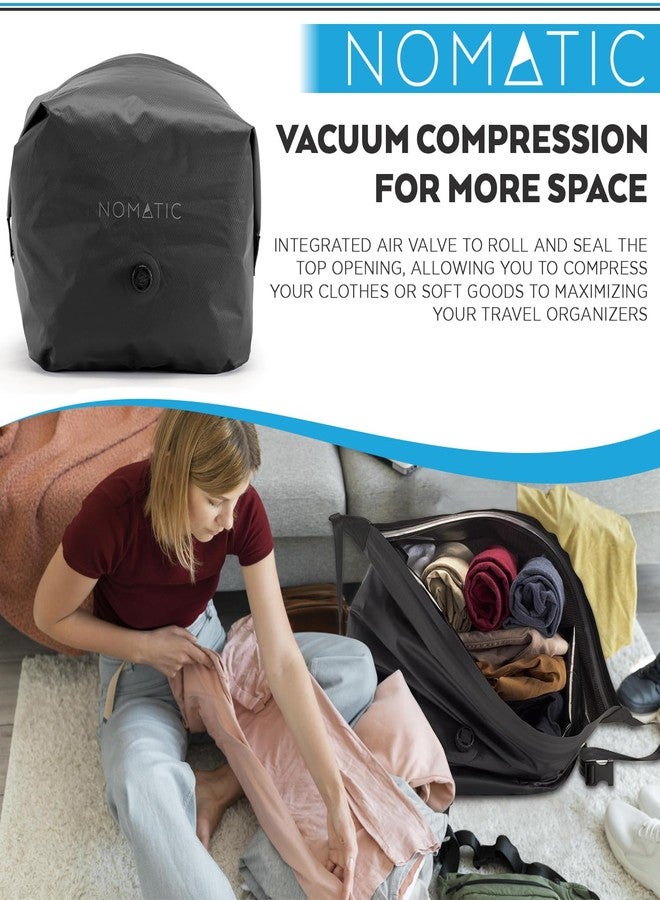 NOMATIC X-Large V2 Vacuum Bag - Luggage Organizer Bags - Compression Packing Cubes - Luggage Organizer Bags and Travel Essentials (Black) - Image 3